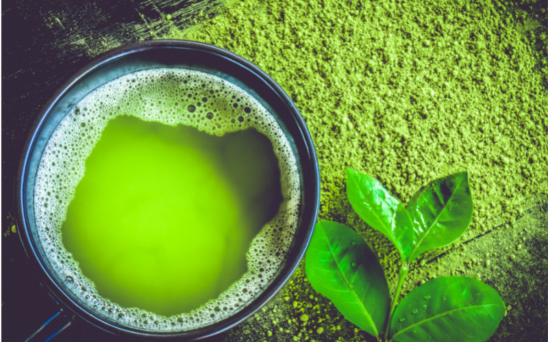 Matcha - loại trà xanh truyền thống của Nhật Bản. 