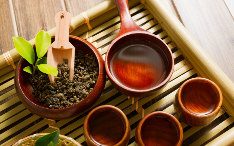 Nghệ thuật pha trà độc đáo đậm chất Việt Nam.