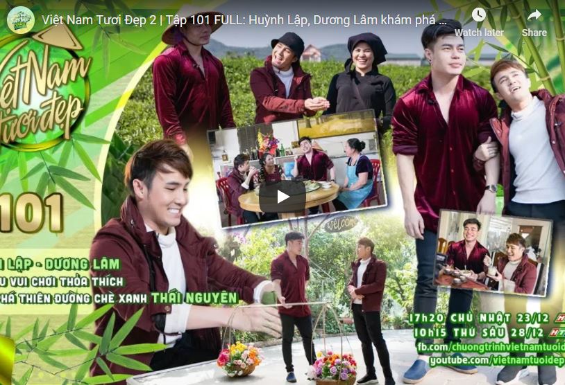 HTX Tâm Trà Thái trong chương trình Việt Nam Tươi Đẹp