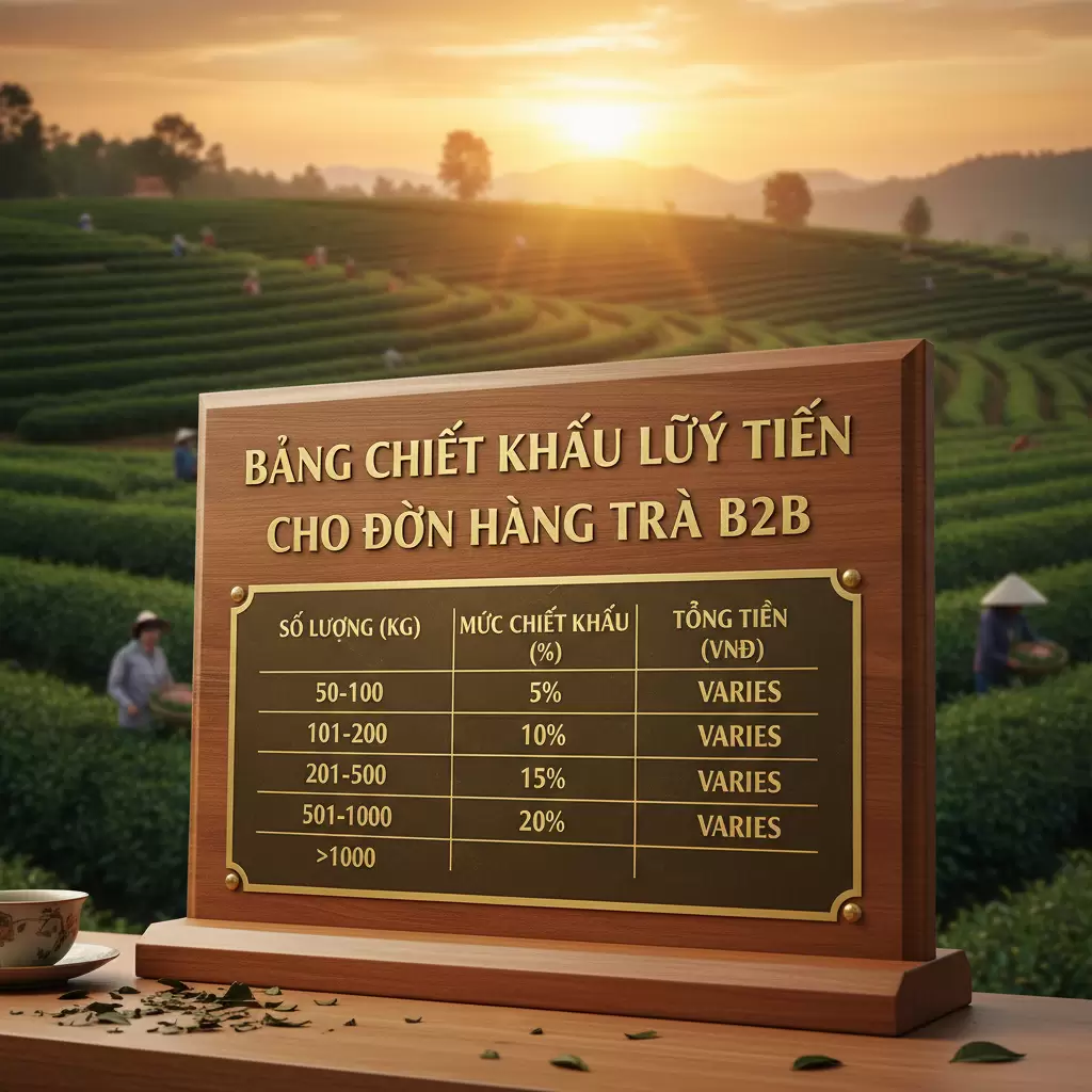 Mua Trà Thái Nguyên Số Lượng Lớn Cho Công Ty Chiết Khấu Tốt 2026: Giải Pháp Cung Ứng B2B Toàn Diện